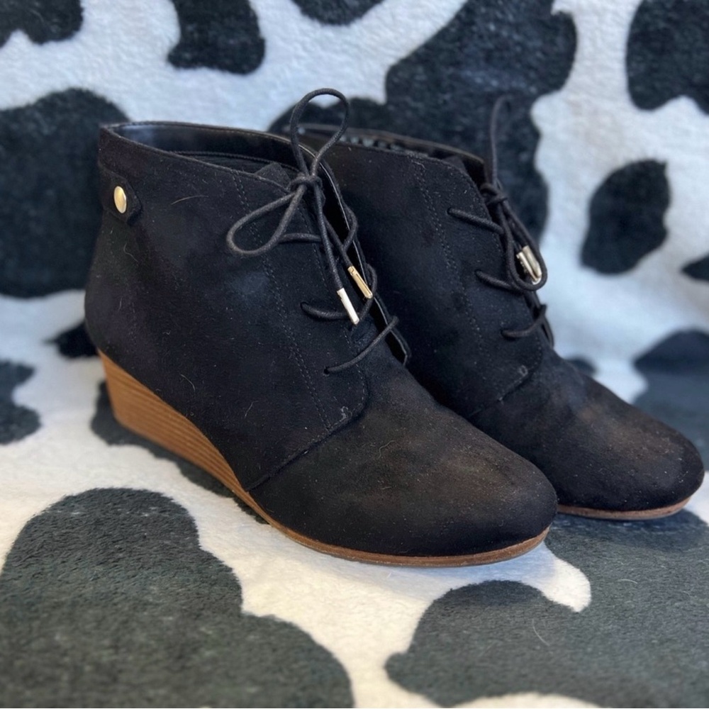 Dr Scholls Suede Women's Wedge Ankle Boots 8.5